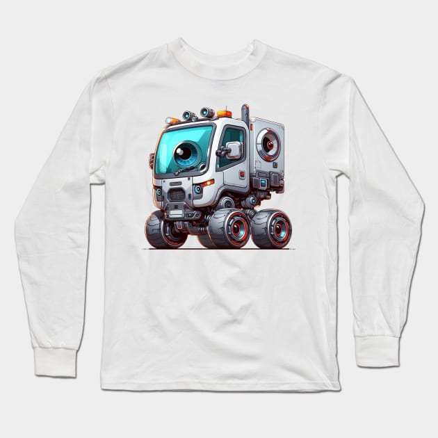 Futuristic Cybertruck Long Sleeve T-Shirt by Dmytro